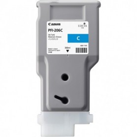 Canon PFI-206 C - Cartouche d'impression cyan 300ml