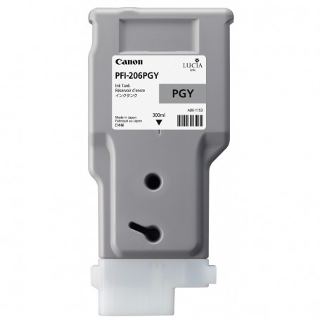 Canon PFI-206 PGY - Cartouche d'impression gris photo 300ml