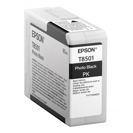 Epson T8501 - Réservoir noir photo 80ml
