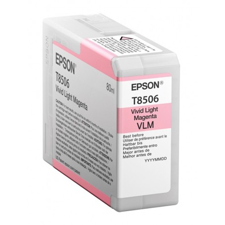 Epson T8506 - Réservoir magenta clair 80ml