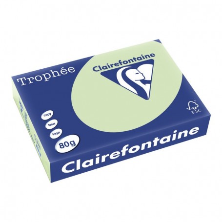 Clairefontaine Trophée Papier couleur Vert Golf A4 (210 x 297 mm) 80gr 500 feuilles