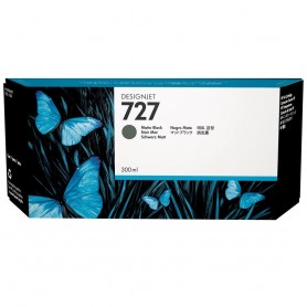 HP 727 - Cartouche d'impression noir mat 300ml (C1Q12A)