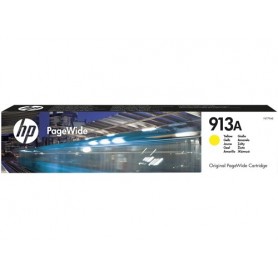 HP 913A - F6T79AE - cartouche d'impression PageWide jaune (3000 pages)
