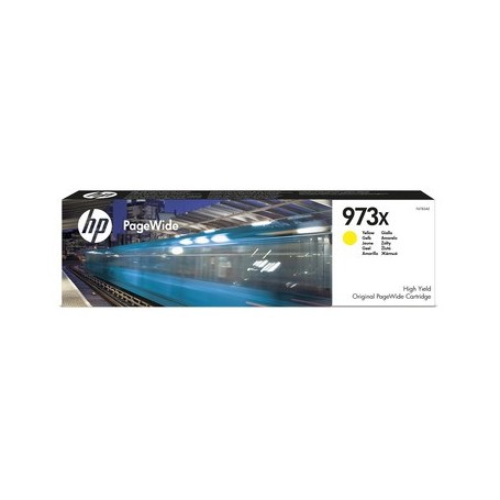 HP 973X - F6T83AE - cartouche d'impression PageWide jaune (7000 pages)