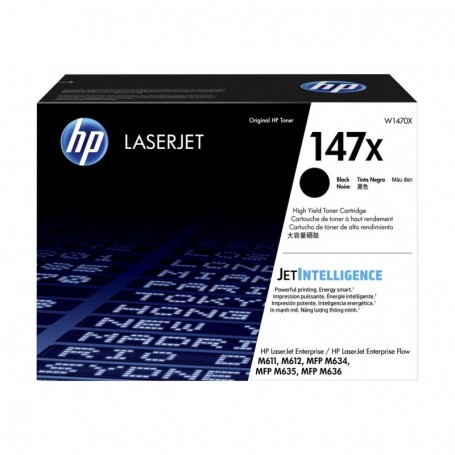 HP 147X - W1470X - cartouche de toner noir (Jusqu'à 25200 pages)