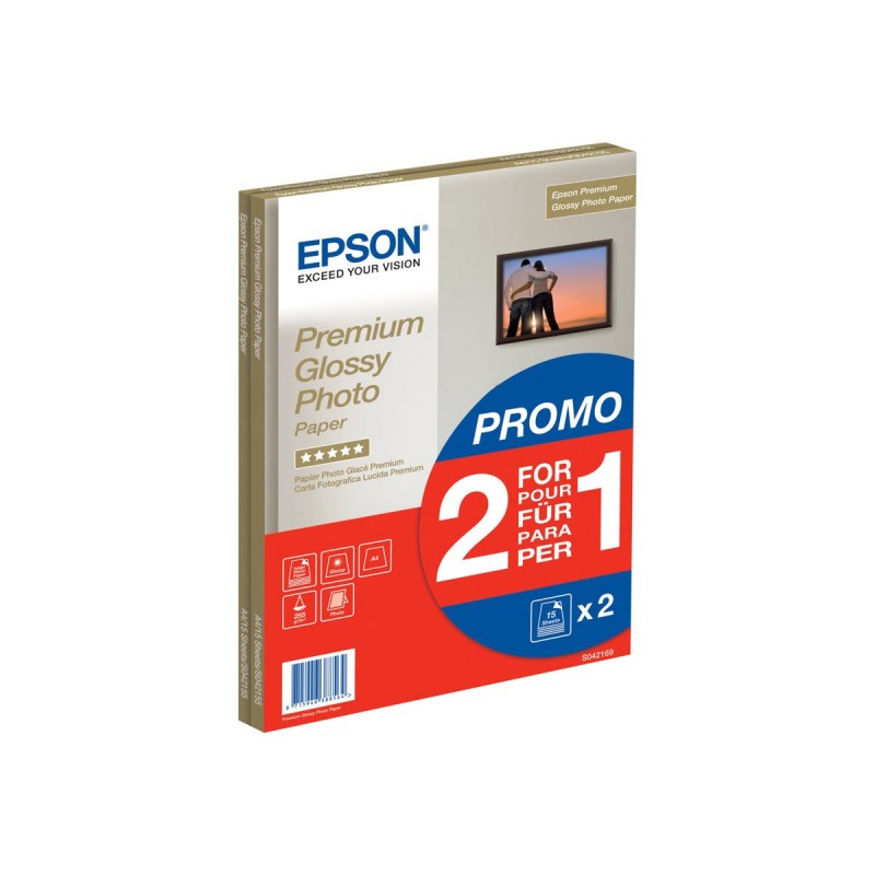 Papier photo brillant Epson Premium A4 255 grammes