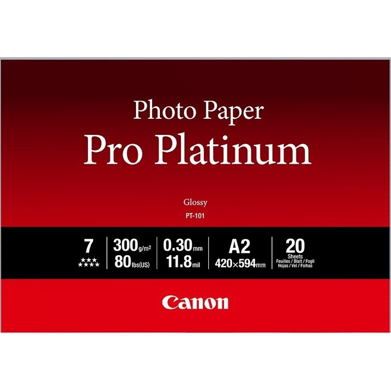 Canon 2768B Papier photo Pro Platinum 300gr A2 (PT-101)