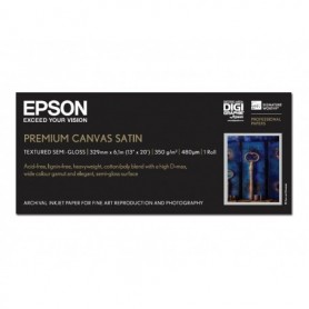 Epson Toile Premium Canvas Satin 350gr 0,330 (13") x 6,1m | C13S041845