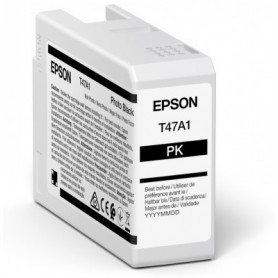 Epson T47A1 - Réservoir photo noire 50ml