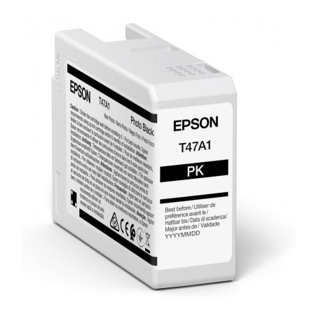 Epson T47A1 - Réservoir photo noire 50ml