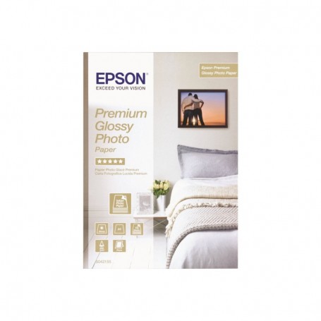 Epson Papier Photo Glacé Premium 255gr A2 (0,420 x 0,594) 25 feuilles | C13S042091