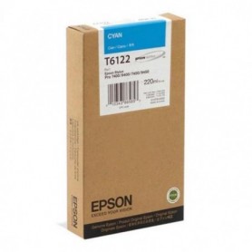Epson T6122 - Réservoir cyan 220ml