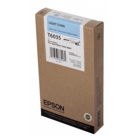 Epson T6035 - Réservoir cyan clair 220ml
