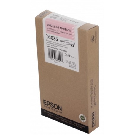 Epson T6036 - Réservoir magenta clair 220ml