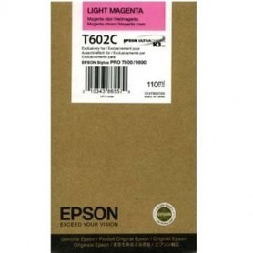 Epson T602C - Réservoir magenta clair 110ml