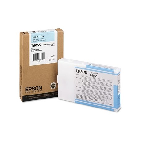 Epson T6055 - Réservoir cyan clair- 110ml