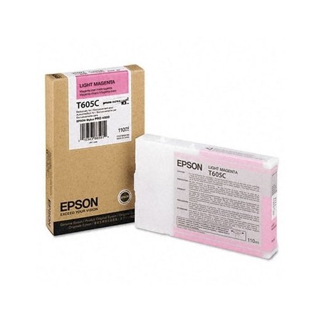 Epson T605C - Réservoir magenta clair 110ml