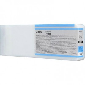 Epson T6365 - Réservoir cyan clair 700ml