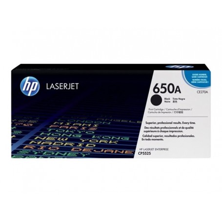 HP 650A - CE270A - cartouche de toner noir (Jusqu'à 13500 pages)