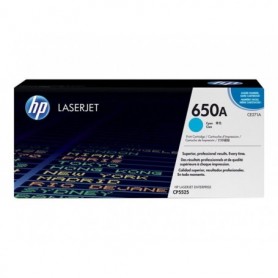 HP 650A - CE271A - cartouche de toner cyan (Jusqu'à 15000 pages)