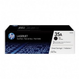 HP 35A - CB435AD - Pack de 2 cartouches de toner noir (Jusqu'à 2x1500 pages)