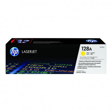 HP 128A - CE322A - cartouche de toner jaune (Jusqu'à 1300 pages)