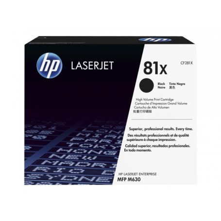 HP 81X - CF281X - cartouche de toner noir (Jusqu'à 25000 pages)