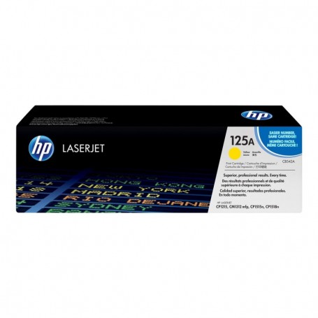 HP 125A - CB542A - cartouche de toner jaune (Jusqu'à 1400 pages)