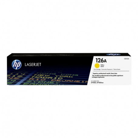 HP 126A - CE312A - cartouche de toner jaune (Jusqu'à 1000 pages)