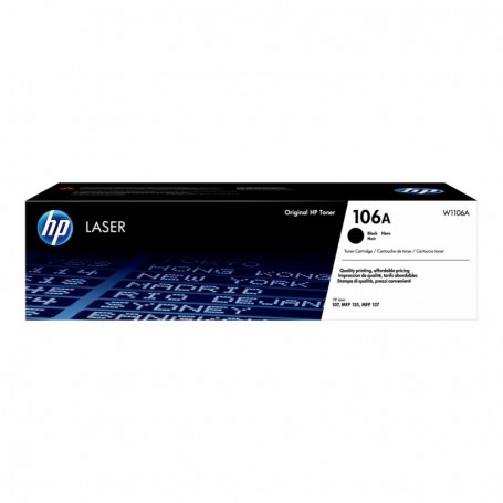 HP 106A - W1106A - cartouche de toner noir (Jusqu'à 1000 pages)