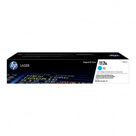 HP 117A - W2071A - cartouche de toner cyan (Jusqu'à 700 pages)