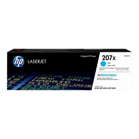 HP 207X - W2211X - cartouche de toner cyan (Jusqu'à 2450 pages)