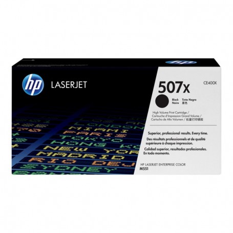 HP 507X - CE400X - cartouche de toner noir (Jusqu'à 11000 pages)