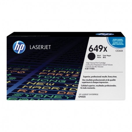 HP 649X - CE260X - cartouche de toner noir (Jusqu'à 17000 pages)