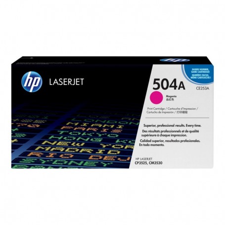 HP 504A - CE253A - cartouche de toner magenta (Jusqu'à 7000 pages)