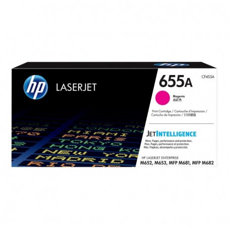 HP 655A - CF453A - cartouche de toner magenta (Jusqu'à 10500 pages)