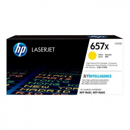 HP 657X - CF472X - cartouche de toner jaune (Jusqu'à 23000 pages)