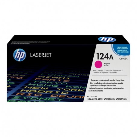 HP 124A - Q6003A - cartouche de toner magenta (Jusqu'à 2000 pages)