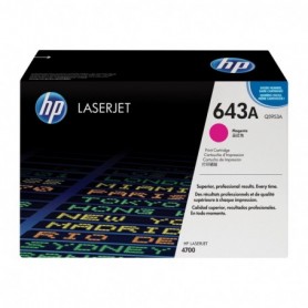 HP 643A - Q5953A - cartouche de toner magenta (Jusqu'à 10000 pages)