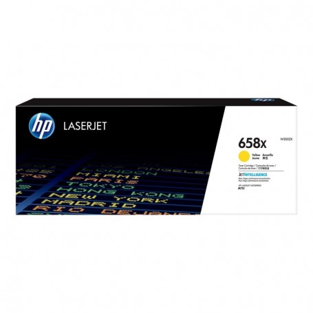 HP 658X - W2002X - cartouche de toner jaune (Jusqu'à 28000 pages)