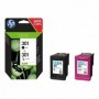 HP 301 - N9J72AE - pack de 2 cartouches d'impression (noir, 3 couleurs)