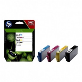 HP 364 - N9J73AE - pack de 4 cartouches d'impression (cyan, magenta, jaune, noir)