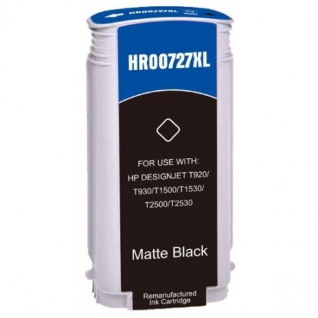Cartouche d'impression noir mat générique HP 727 130ml (B3P22A)