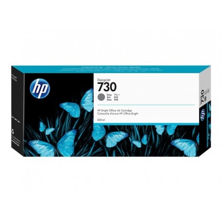 HP 730 - Cartouche d'impression gris 300ml (P2V72A)