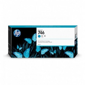 HP 746 - Cartouche d'impression cyan 300ml (P2V80A)