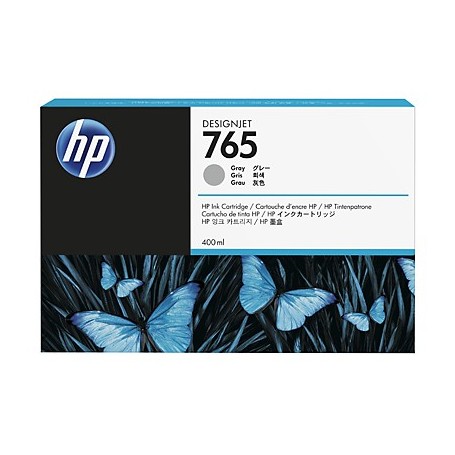 HP 765 - Cartouche d'impression gris 400ml (F9J53A)