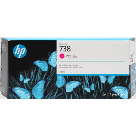 HP 738 - Cartouche d'impression magenta 300ml (676M7A)