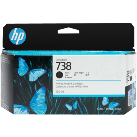 HP 738 - Cartouche d'impression noir 130ml (498N4A)