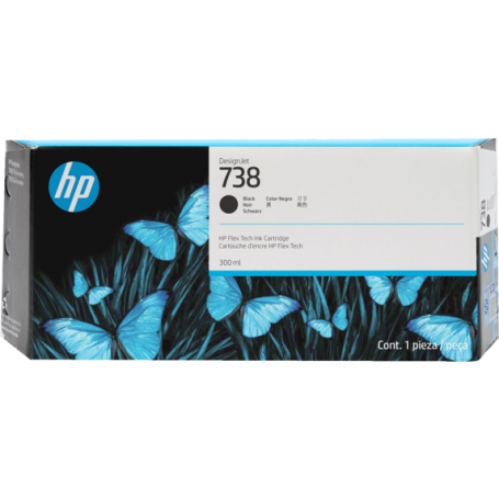 HP 738 - Cartouche d'impression noir 300ml (498N8A)