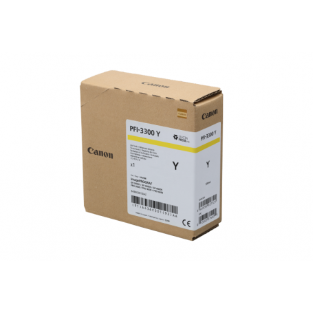 Canon PFI-3300 Y - Cartouche d'impression jaune 330ml